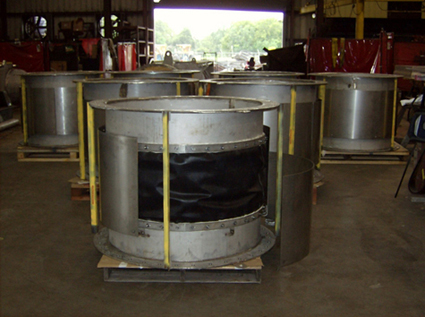Round Fabric Expansion Joint With Covers 